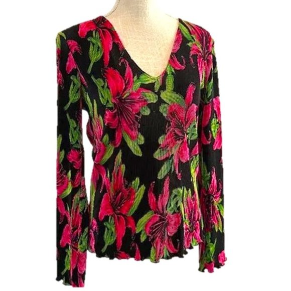 Colorful Floral Top - Large - Picture 1 of 7